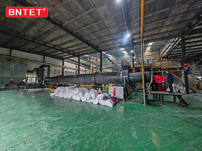 Gas burner is used to dry aluminum powder03 Gas burner is used to dry aluminum powder03