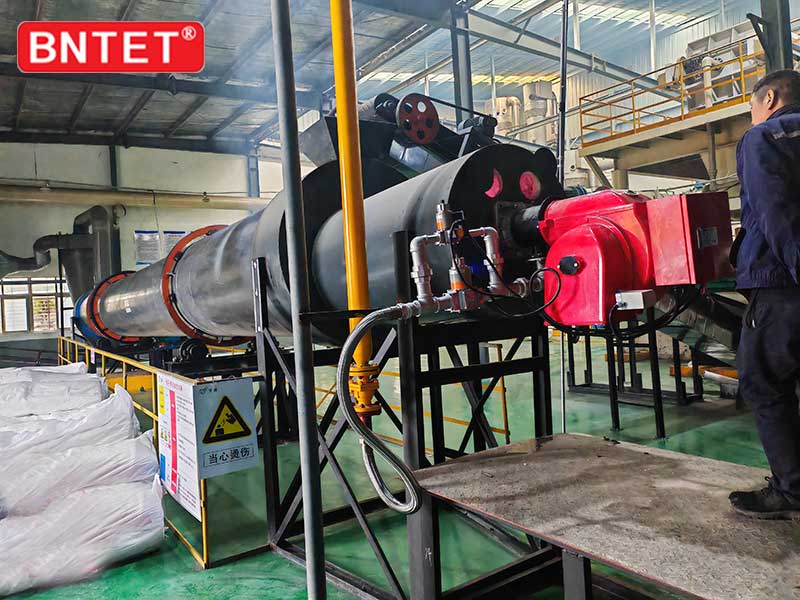 Gas burner is used to dry aluminum powder Gas burner is used to dry aluminum powder