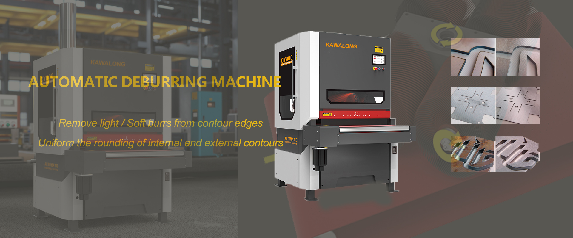 Automatic deburring machine